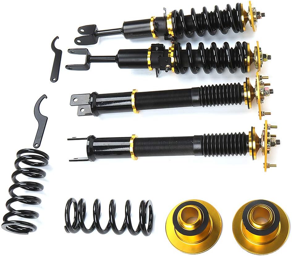 ANGLEWIDE Adjustable Height Coilovers Struts Front And Rear