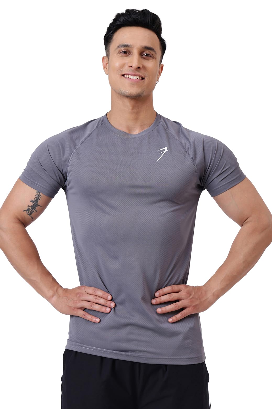 FUAARK Slate Tshirt Slim fit Breathable & Comfortable Gym & Sports Tshirt for Mens-picture-34