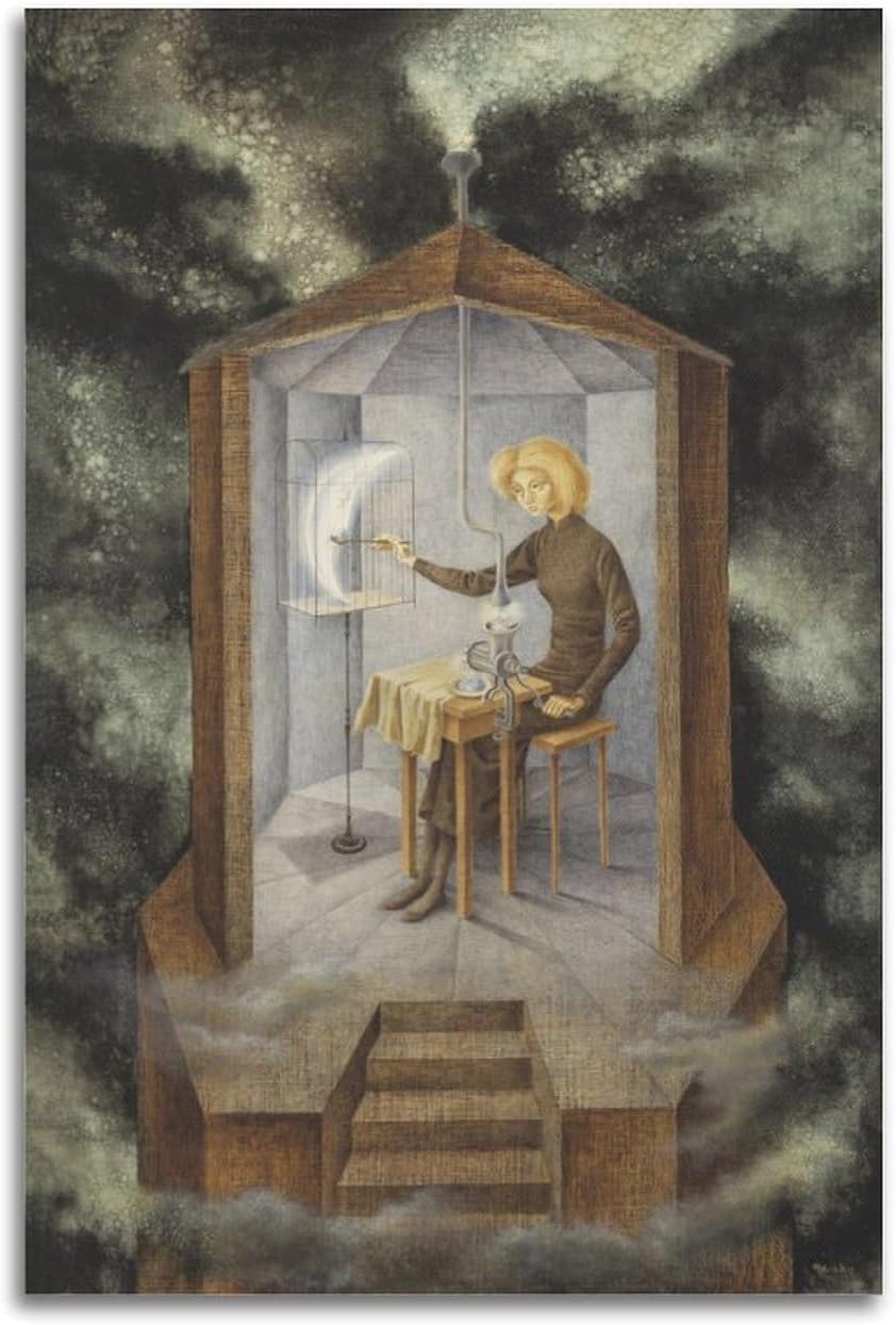 Rikin Liuff Papilla Estelar by Remedios Varo Canvas Poster Art 40x60cm Frameless
