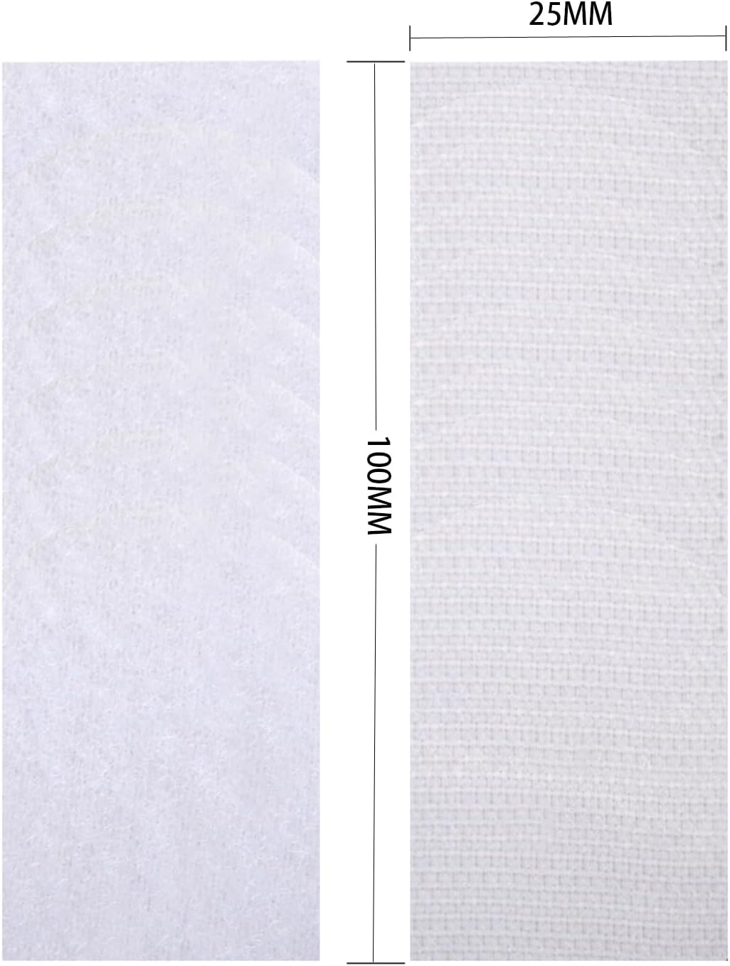 Melsan 1x4 inch Hook and Loop Strips with Adhesive - 15 Sets, Strong Back Adhesive Fasten Mounting Tape for Home or Office Use - Instead of Holes and Screws, Black - imagen 4