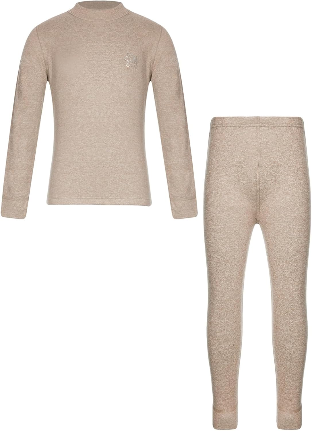 Ensemble Thermique Enfant Garçon - T-shirt Manches Longues Et Legging - Sous-vêtement Chaud Hiver, Ski, Sport - 90% Polyester, 10% Élasthanne