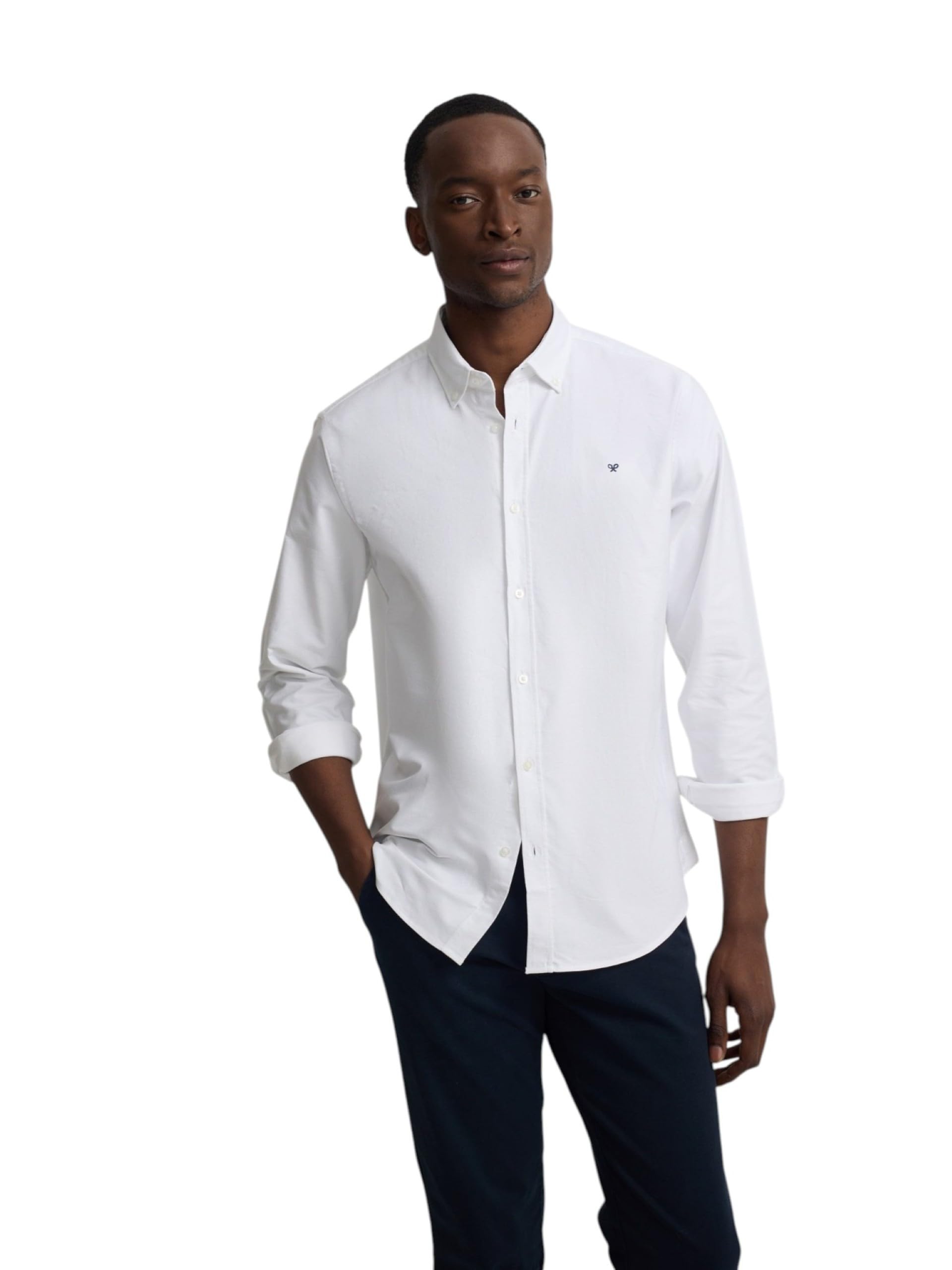 SILBON Camisa Sport Oxford para Hombre