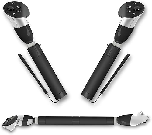 DEVASO Handle Attachments for Meta Quest 3 Controller Accessories, Beat Saber Gorilla Tag Long Arms Extension Grip for Oculus Quest 3, VR Game