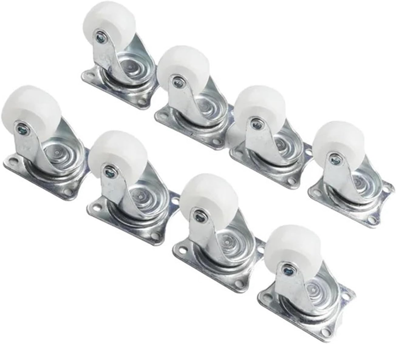 1" / 25mm Furniture Caster Bracket Bearing Wheel Swivel(8pcs)