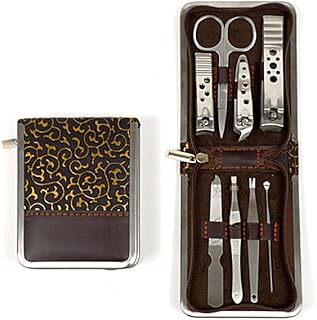 Floral 8 Pcs Personal Pattern Boxed Travel Grooming Set