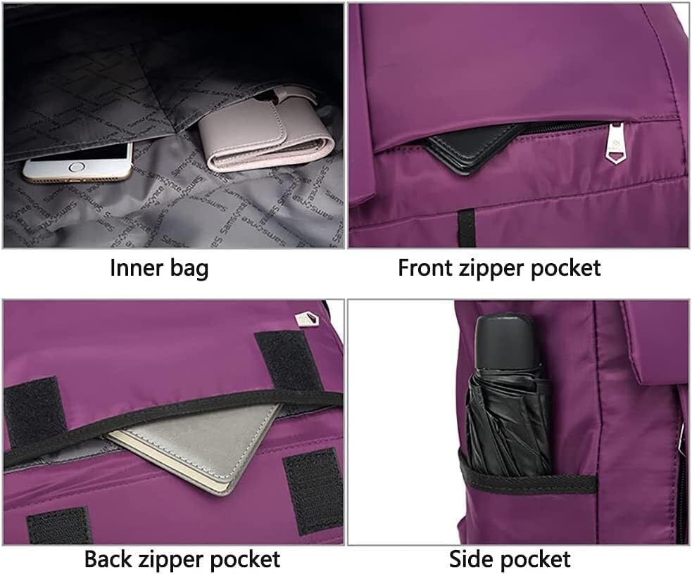 Faltbarer 2-in-1-Einkaufstrolley auf Rädern, tragbarer Einkaufswagen aus Aluminiumlegierung, mit abnehmbarer Einkaufstasche, ideal für Supermarkt und Reisen (schwarz) – Bild 7