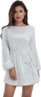 Anna-Kaci Women's Sparkly Sequins Party Dress