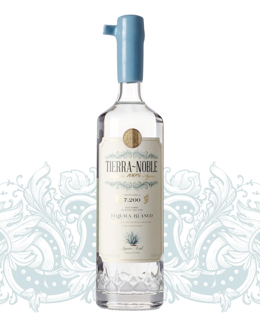 TIERRA NOBLE | Tequila Blanco 100% de Agave | Aromático y