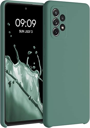 Miniatura 75 de kwmobile Funda Compatible con Samsung Galaxy A52 / A52 5G / A52s 5G - Cubierta de Teléfono de Silicona TPU con Acabado Suave - Macchiato