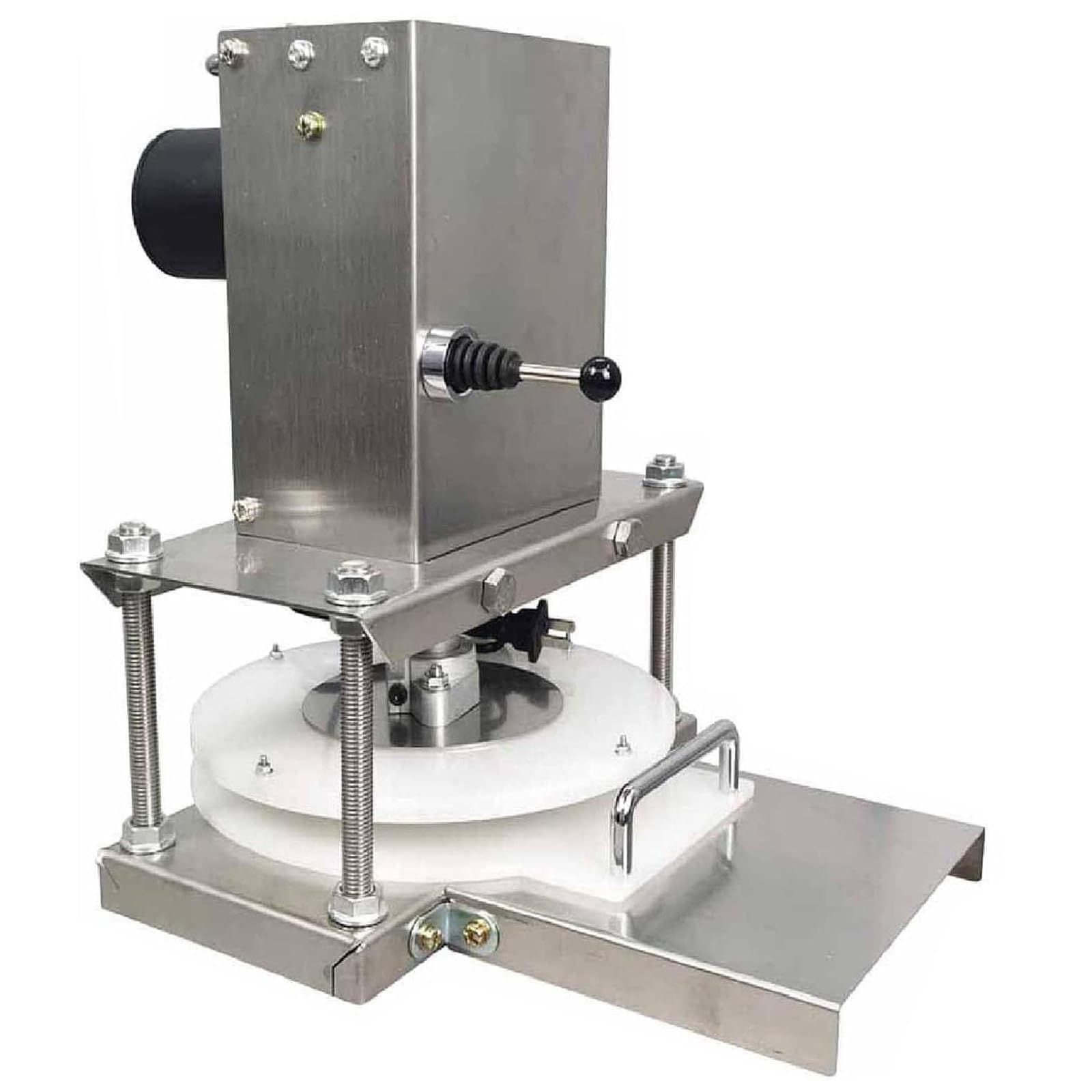 Presse à pâte électrique, Machine commerciale pour pizzas et pâtisseries, Laminoir automatique, Système de pression 2000 N, Construction en acier inoxydable, Pour pizzas