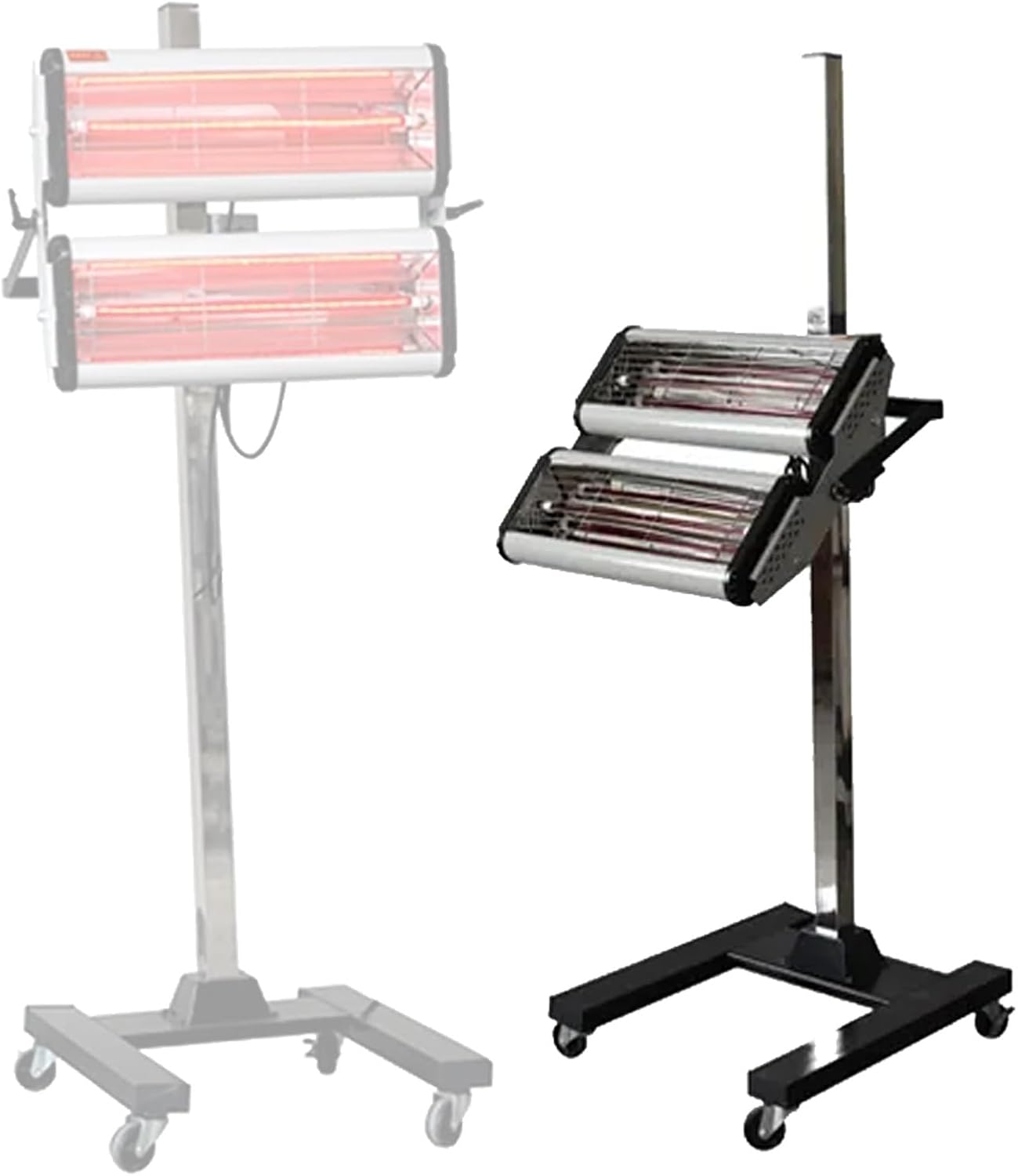 2200W Paint Curing Lamp, 110V/220V Short Wave Infrared Paint Heater Lamp, 39X31inch Baking Area Spray, Car Curing Light Heating Lights,220V