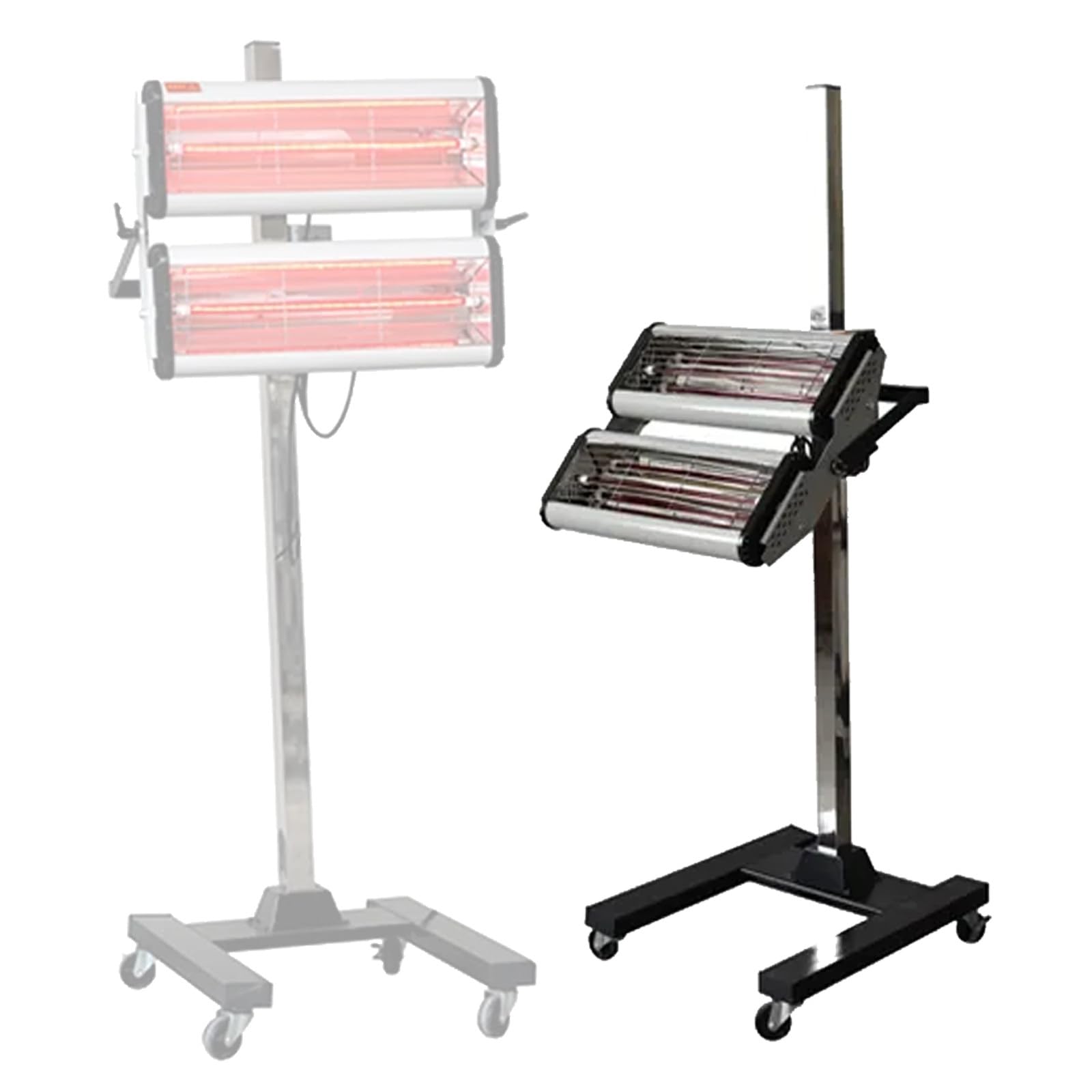 VNATWGOO 2200W Paint Curing Lamp, 110V/220V Short Wave Infrared Paint Heater Lamp, 39X31inch Baking Area Spray, Car Curing Light Heating Lights,110V