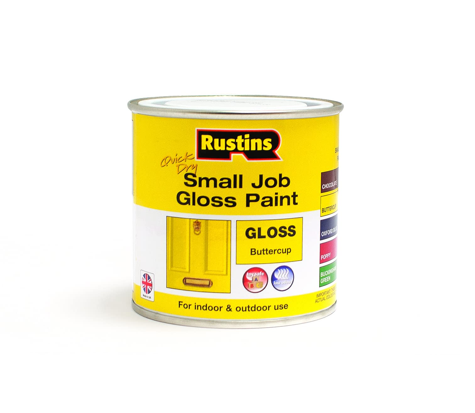 RUSTINS Small Job Gloss Paint Buttercup 250ml Amazon.co.uk DIY & Tools