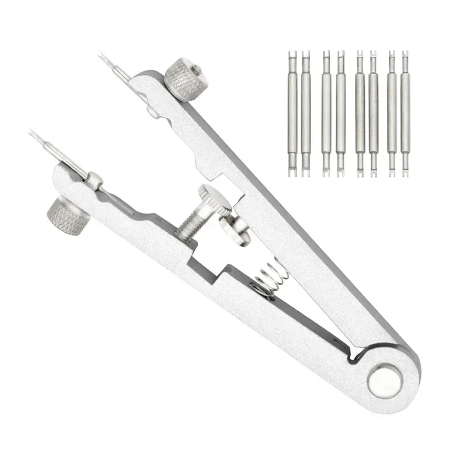 Kit de reparación de relojes, 10 piezas, pinzas para barra de resorte de reloj, pinzas para correas de muñeca, reparación de reparación de correa