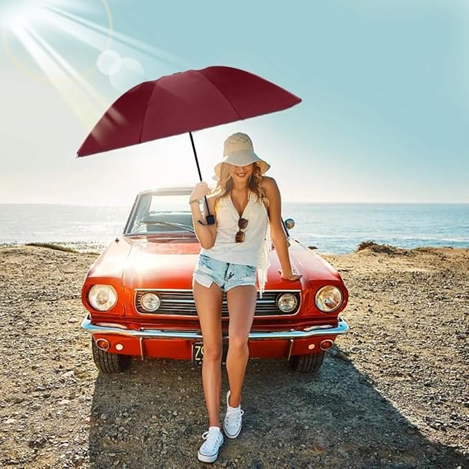 Image of Travel Umbrella Windproof Automatic Umbrellas big size for men, Umbrella for girls, Umbrellas for rain,Windproof umbrella Large for Man, Women Factory Outlet umbrellas