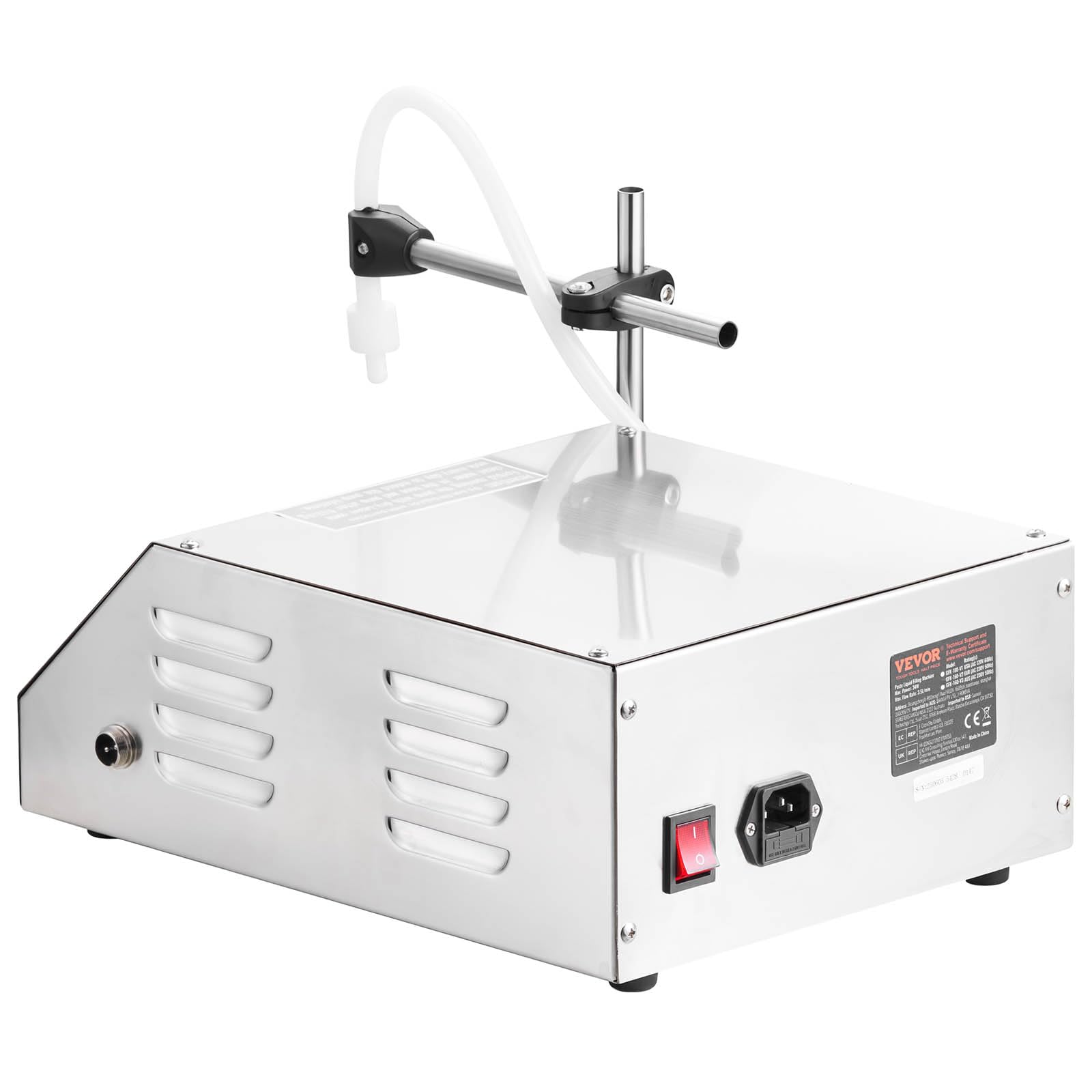 VEVOR Máquina de llenado de líquidos 2-3500ml GFK-160 Máquina de llenado de líquidos Bomba de control digital Máquina de llenado de líquidos Máquina automática de llenado de líquidos