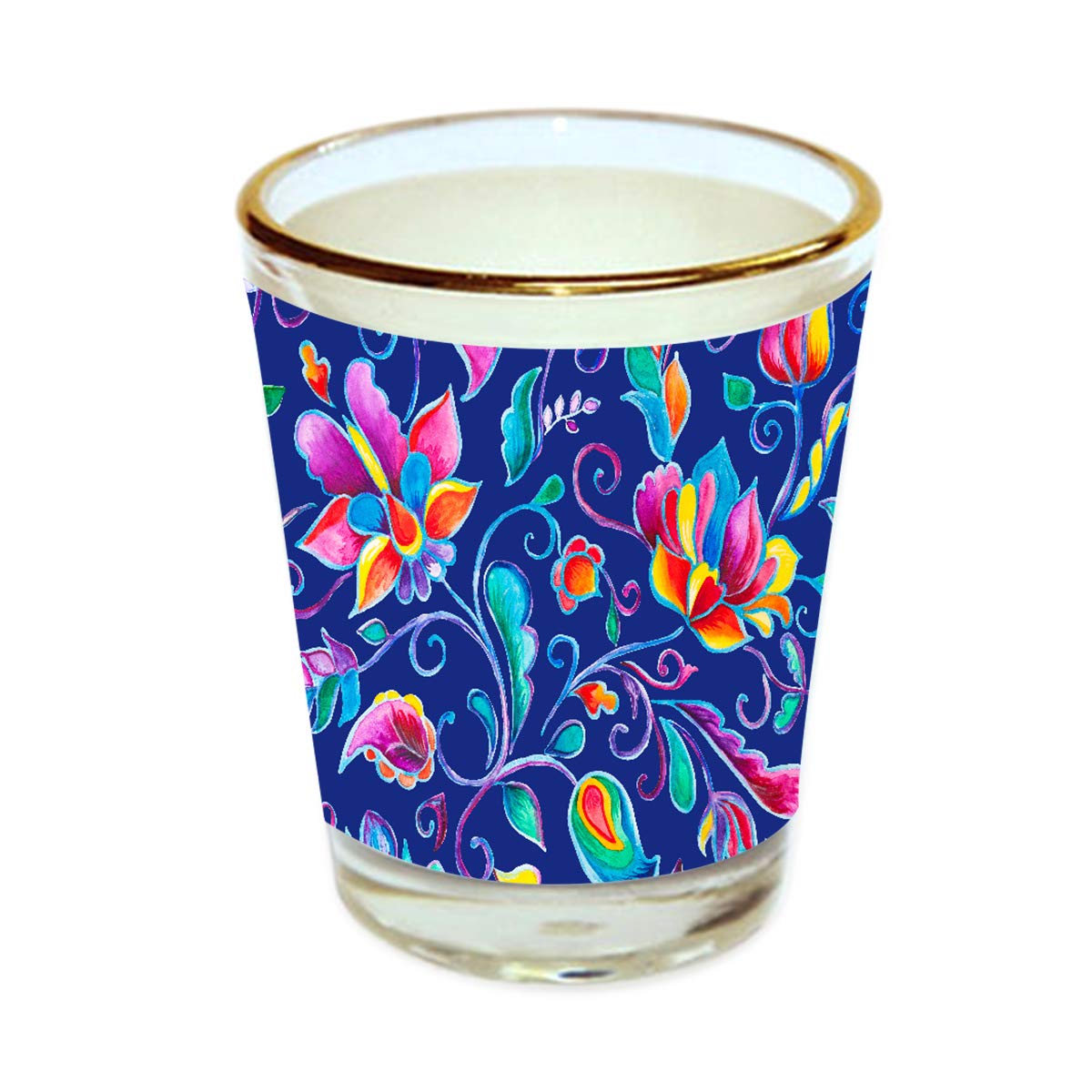 SHREEOMVodka Shot Glass, Taquila Shot Glass, Whisky Glass Multicolor