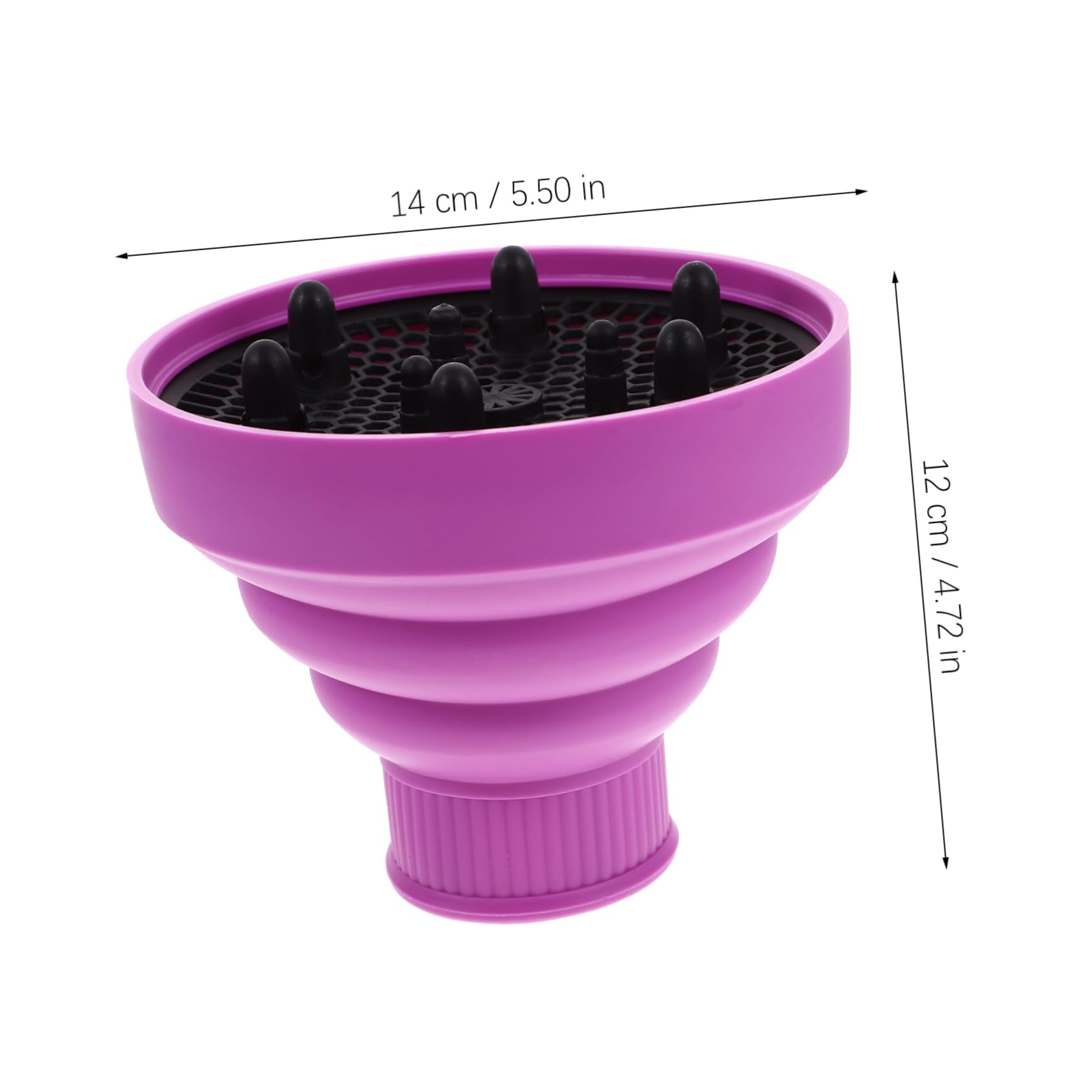 Beaupretty 3 Pièces Sèche-cheveux Diffuseur Accessoire Pour Diffuseur De Cheveux Diffuseur Pour Sèche-cheveux Diffuseur Sèche-cheveux Diffuseur Universel Télescopique Violet Voyage Outil