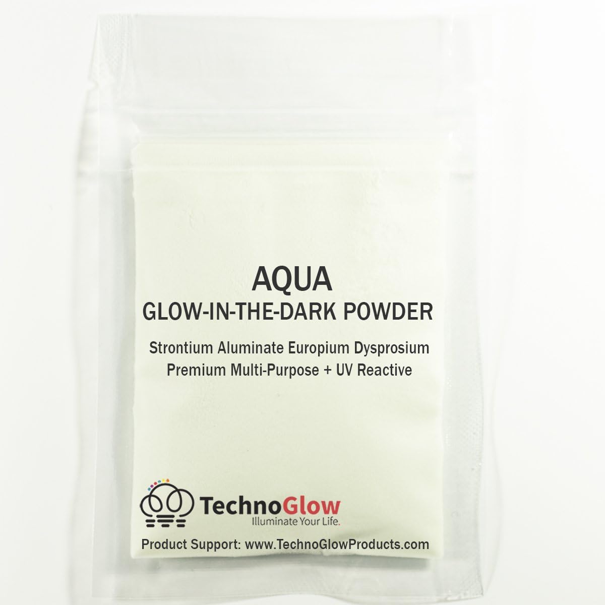 Aqua Glow in The Dark Powder Pigment - Brightest Course Glow Sand 150 Microns (16 Ounces (1lb))
