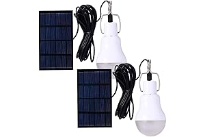 Portable Solar LED Bulb Lights: Illuminate Your Home with Sustainable Energy