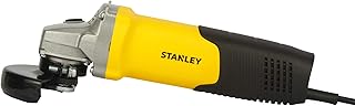 STANLEY STGT8100-IN 100mm 850W Toggle Switch Small Angle Grinder (Yellow and Black)