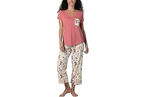 Women's Pajama Grams - Cotton Capris: Essential Comfort & Style