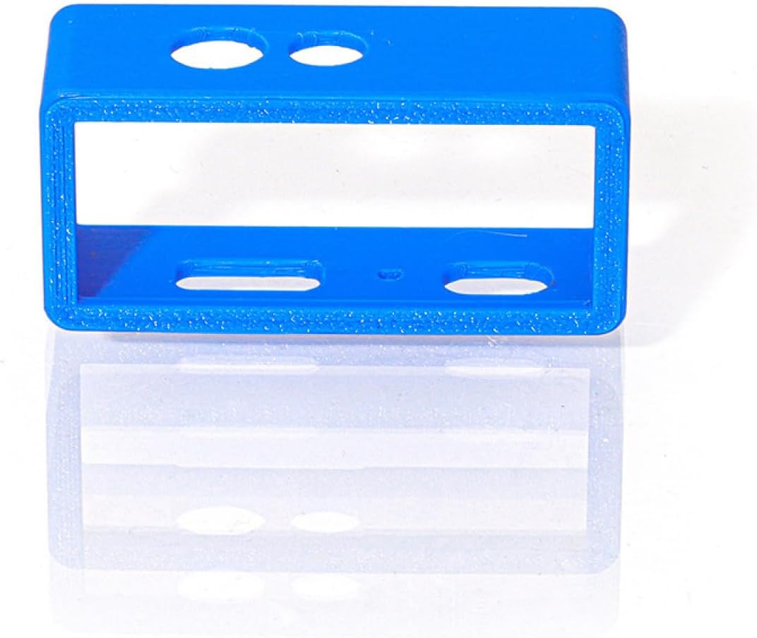 Protective Frame Case for Kodak for CHARMERA Keychain Digital Camera - Drop-Proof Shockproof Hard PC Cover Bezel Housing Case for Blind Box 1987 Mini Cameras (Blue)