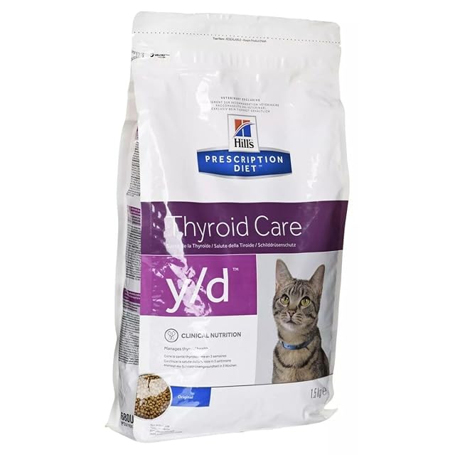 Hill's Pet Nutrition - Prescription Diet - y/d Trastornos tiroideos - Base Saco 1,50 kg