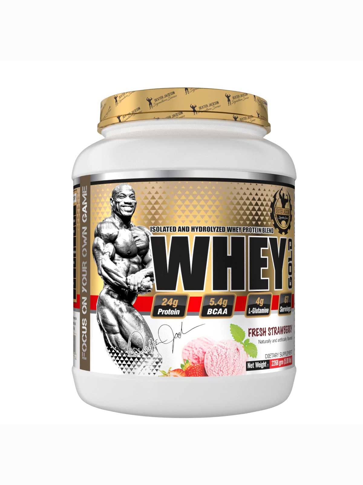 Dexter Jackson Signature Series Whey Gold 5 lbs Fresh Strawberry