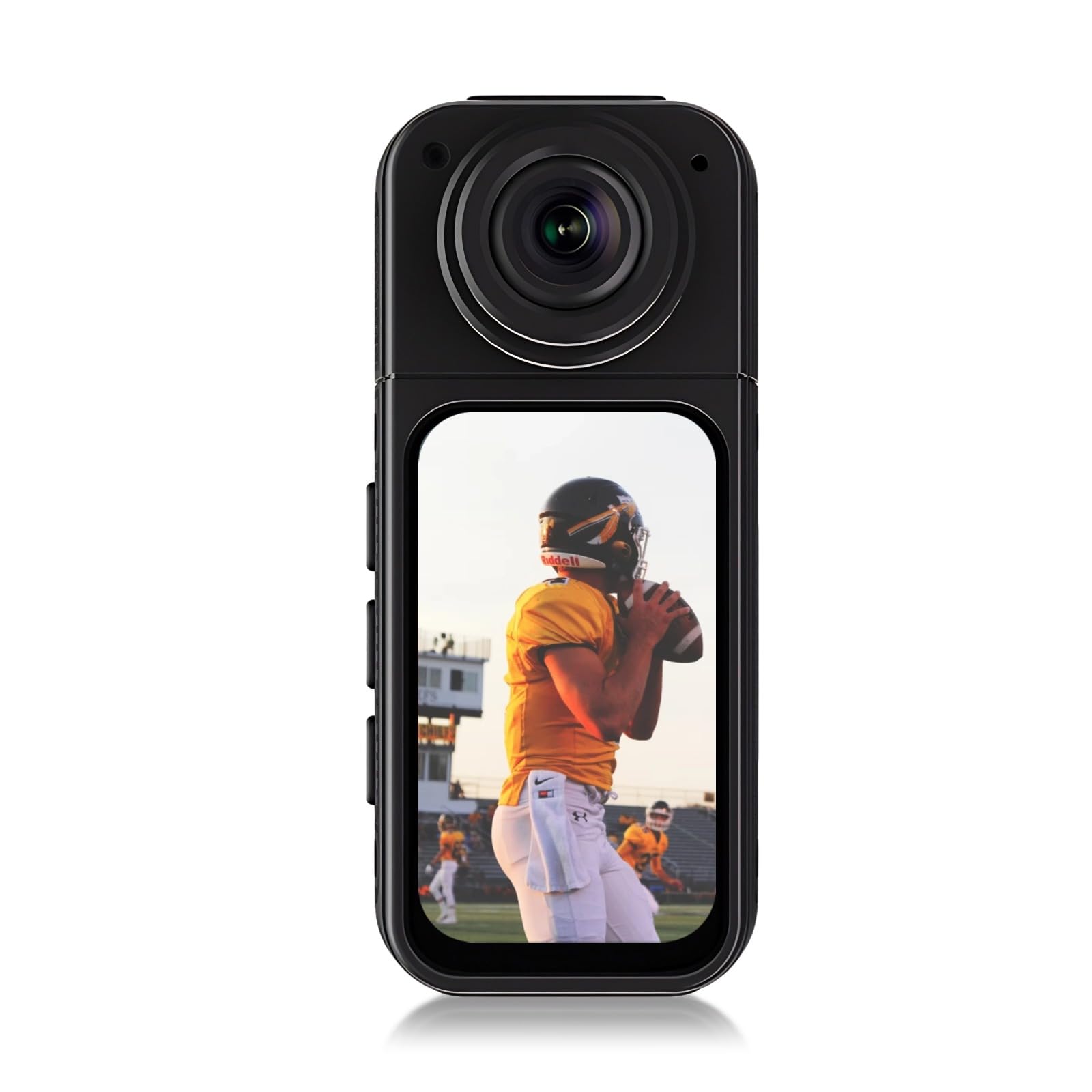 Amazon | 2.7kの親指アクションカメラ、小さなボディカメラ、磁気