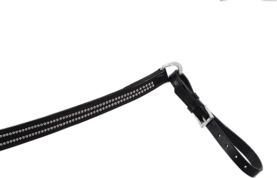 Weaver Leather Back in Black Tapered Ring-in-Center Breast Collar, Black