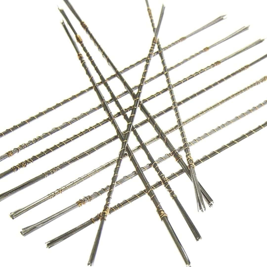 SE 144-Piece Jeweler's Piercing Saw Blade Set - Precision Steel Blades in Various Sizes for Detailed Work, Fits 6-Inch Saw Frame, Ideal for Craftsmen, Hobbyists, and Jewelers