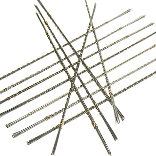 SE 144-Piece Jeweler's Piercing Saw Blade Set - Precision Steel Blades in Various Sizes for Detailed Work, Fits 6-Inch Saw Frame, Ideal for Craftsmen, Hobbyists, and Jewelers