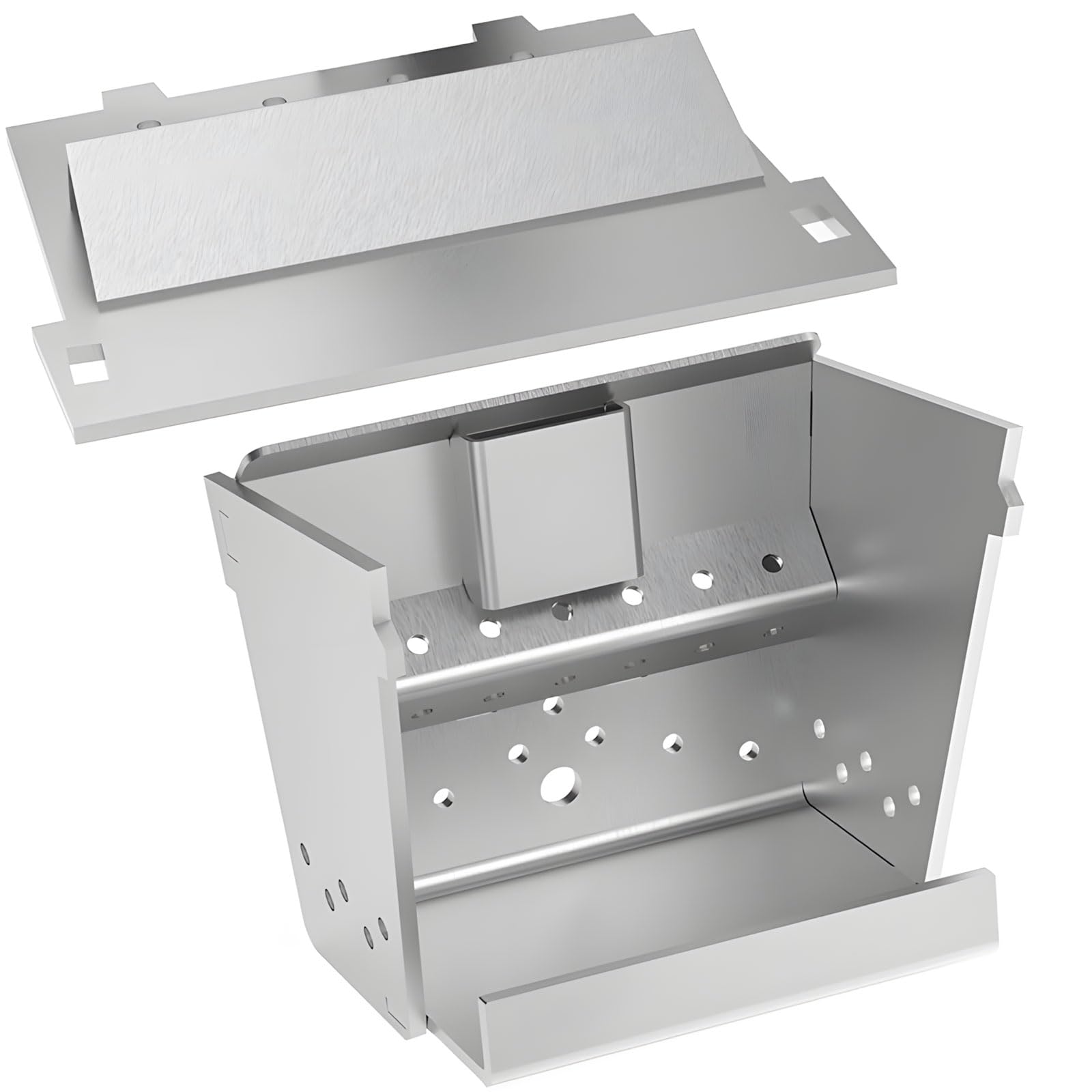 Zxfdsfdbnm Silver Rustless Stove Container Replacement For Pellet Ovens Boosting Efficiency Center