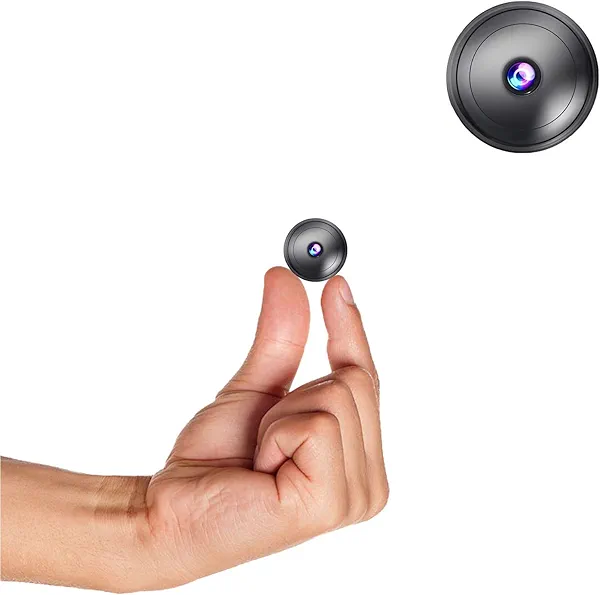 Only 0.9 inch! Hidden Camera with Audio/Video. Mini Small Camera. Spy Hidden Cameras for Home Indoor Use. Spy Cam with Night Vision and Motion Detection Baby Monitor Small Mini Wireless Outdoor H12