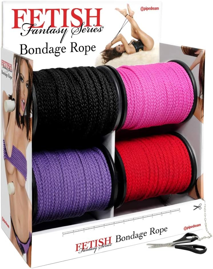 Fetish Fantasy Bondage Rope, Black