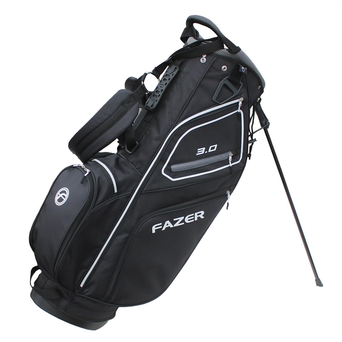 FAZER3.0 Black/Silver Lightweight Stand Bag