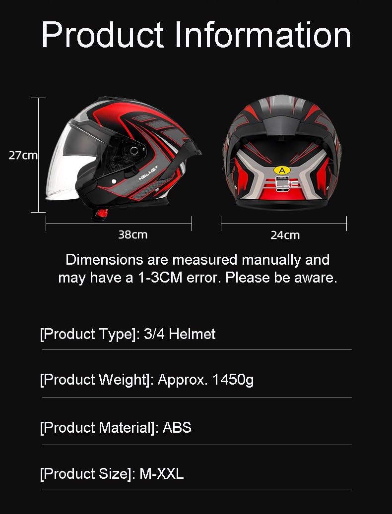 Casco Da Moto Casco Moto Jet Omologato ECE 22.06 Cascos Resistente Agli Urti Caschi Cromwell Vintage Con Doppia Visiera Parasole Adulti