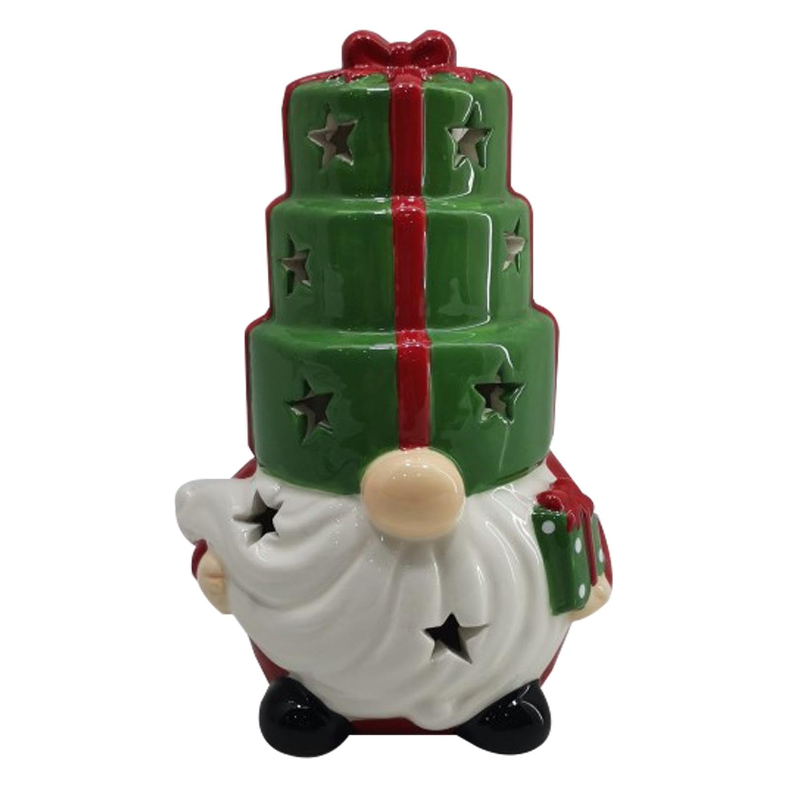 Gnome de Noël rustique pour rompre la monotonie d'une table de fête classique