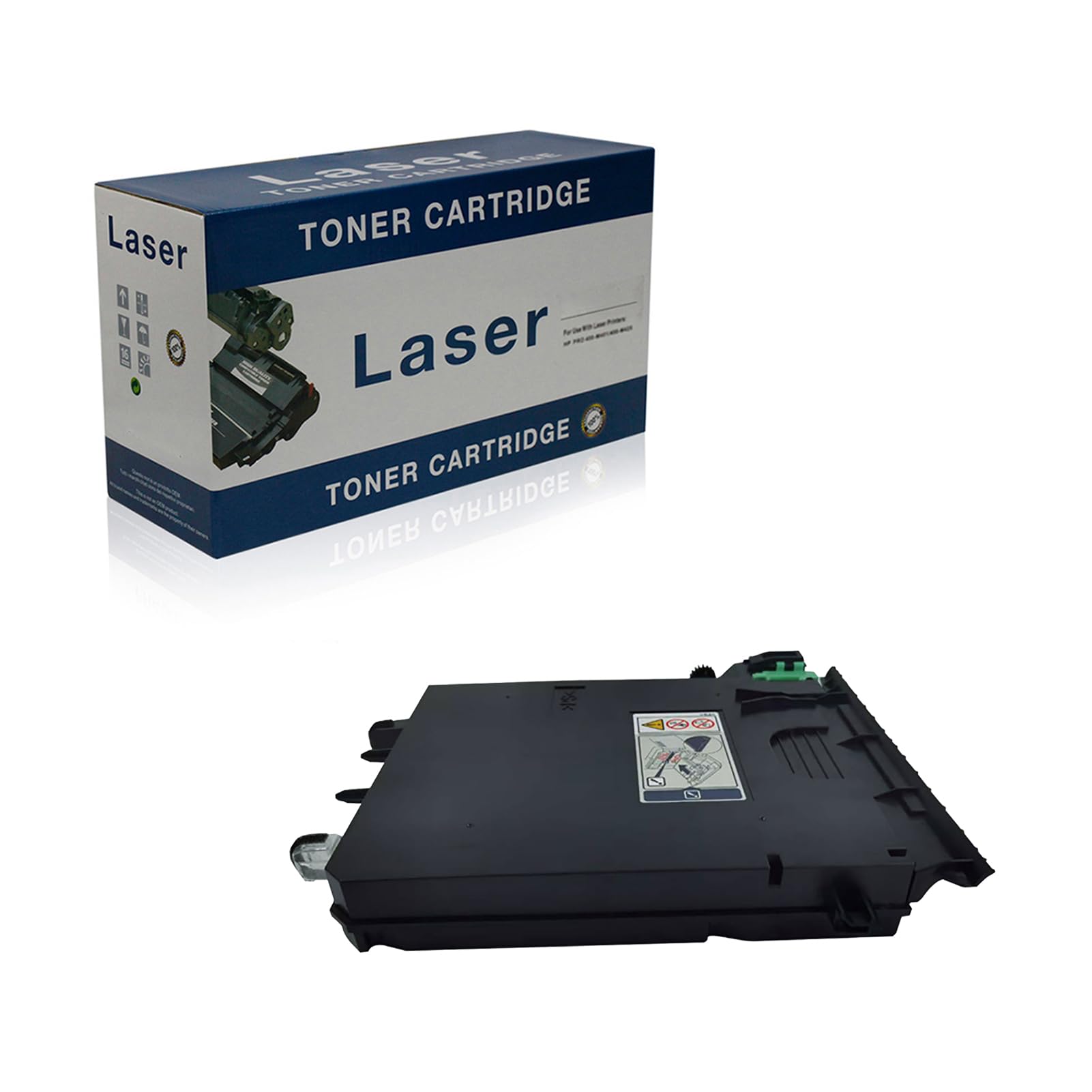 Compatibile Bottiglia Di Recupero Toner Di Ricambio Per Ricoh SPC260 406043 Da Utilizzare Con Ricoh Aficio SPC260DNW SPC261DNW SPC261SFNW SPC252 Stampante, (Nero-55000 Pagine),1 pack