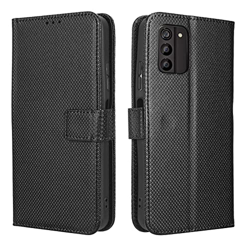 Elubugod Funda para Nokia G100 Carcasa Case Funda,Funda de Cuero PU Funda para Nokia G100 Funda Carcasa Case Funda Black