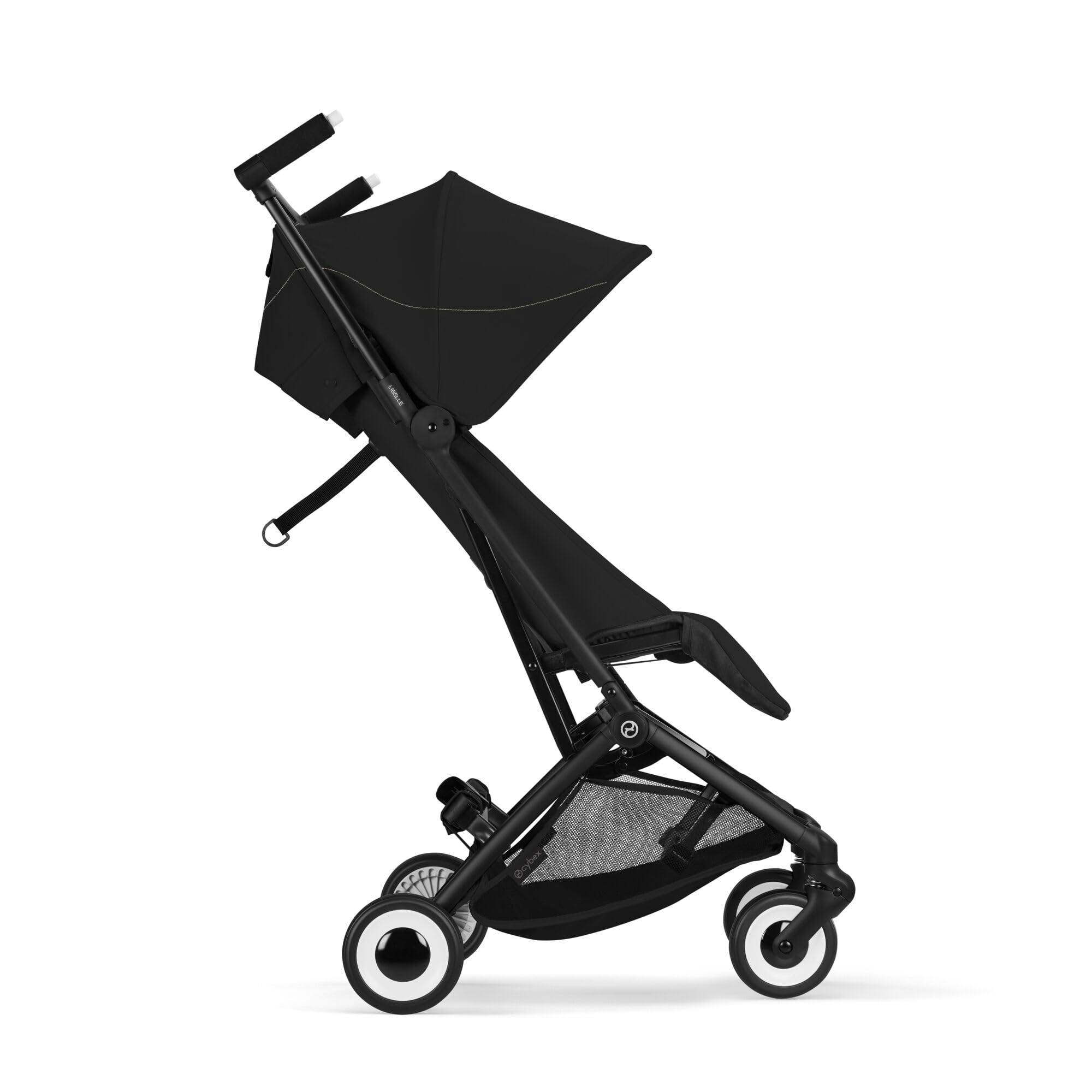 CYBEX Gold Kinderwagen LIBELLE, handgepäcktauglich, 6 Monate bis 4 Jahre, max. 22 kg, ultraleicht 6 kg, Einhand-Gurtsystem, Magic Black