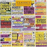 Karnet kwadrat z koperta A selection of British Concert posters