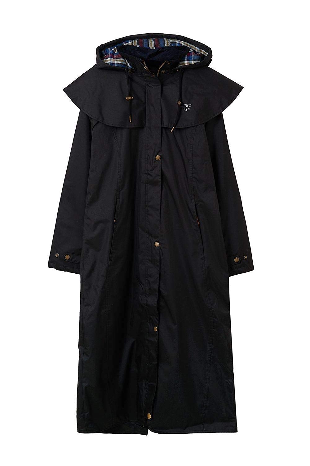 Lighthouse Clothing Women's Outback Full Length Waterproof Raincoat in Black | Size: 22