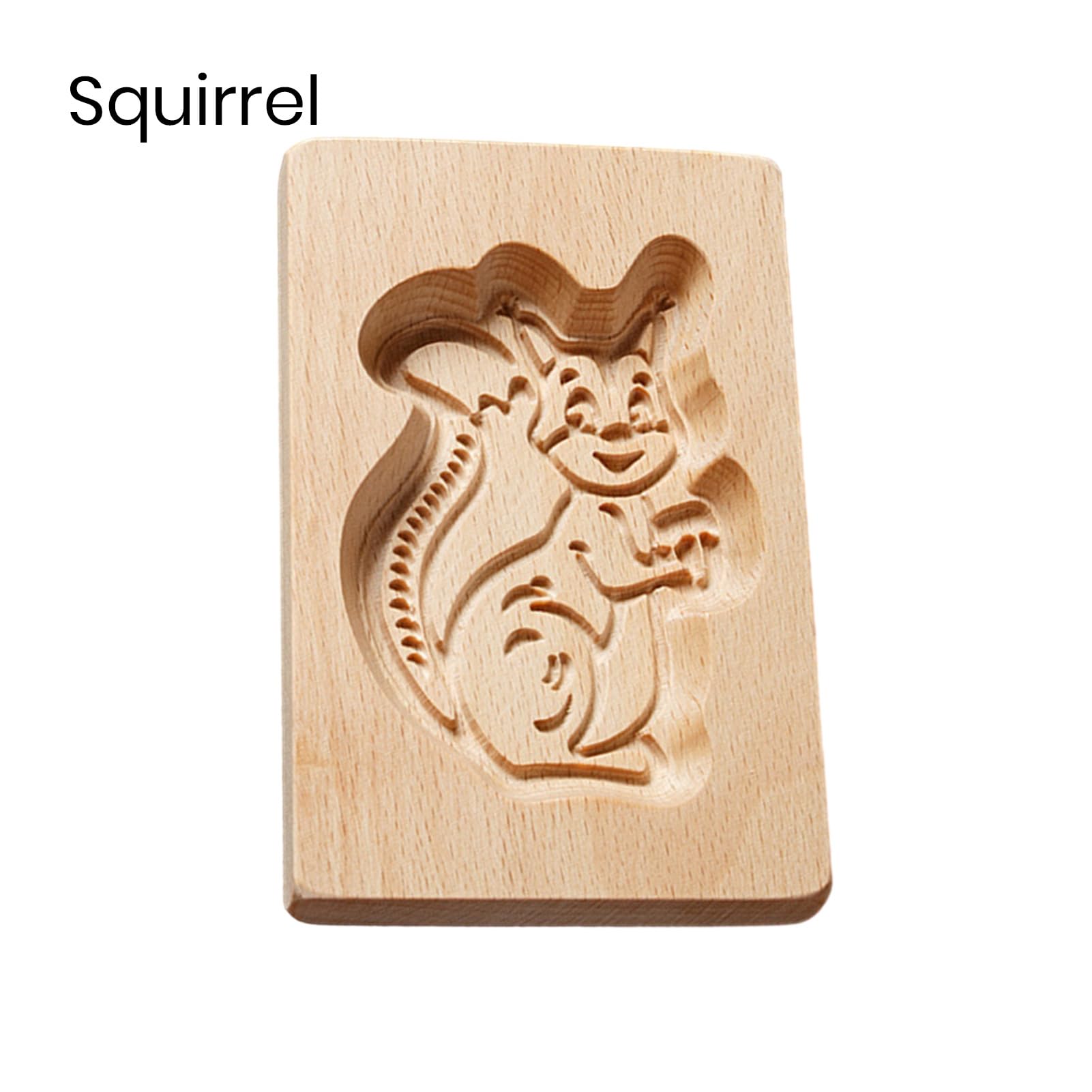 Moule à Biscuits En Bois 3D Antiadhésif - Motifs Animaux, Fleurs, Flocons - Qualité Alimentaire, Lavable Au Lave-vaisselle