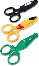 Toddler Scissors, Sopito 3PCS Pre-School Training Craft Scissors for Kids Ages 2-8, Left-Handed Right-Handed