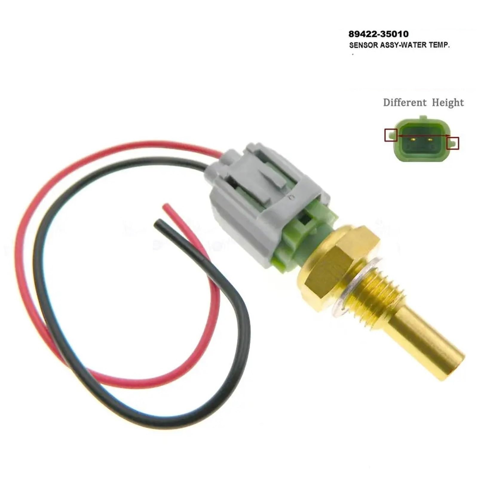 Sensor de temperatura del ventilador del refrigerante del radiador con conector OEM: 89422-20010 89422-35010 piezas de automóvil(Sensor With Pulg)