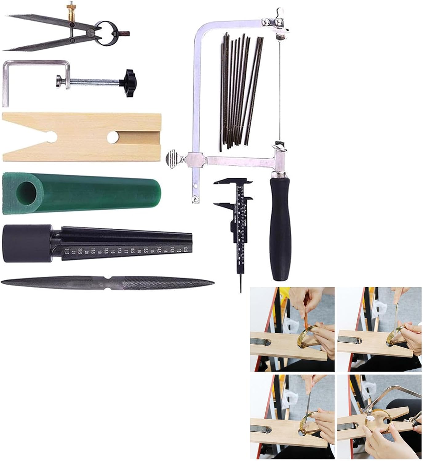 Smooth Interior Waxed Rings Tube File Sizer Stylish Waxed Rings Molding Tools for Jewelry Designers Craft Enthusiasts