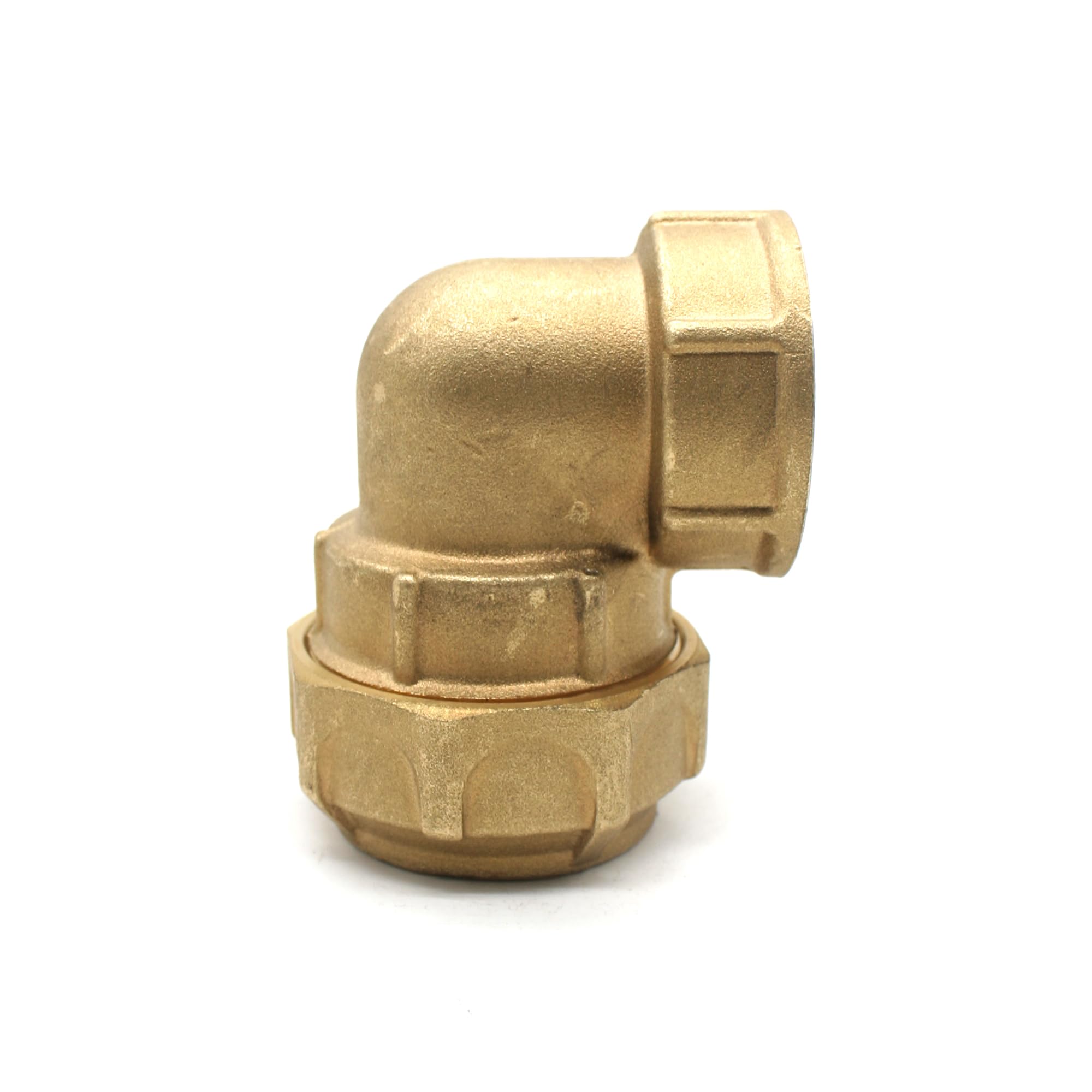 DOJA Barcelona | 2 Codo Hembra 90° Polietileno | Para Tubo Polietileno 40mm x1 1/4" | Conector Laton | Codo Fontaneria Para Tuberia Compresión, Agua Lluvia, Electrovalvula Riego, Piezas Polietileno