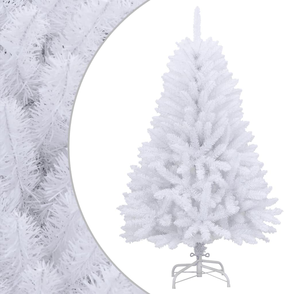 Sapin de Noël pliable blanc de 150cm idéal pour illuminer votre salon
